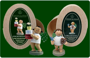 Geschenk-Engel aus dem Erzgebirge