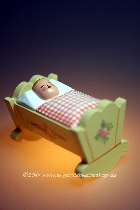 kleine Wiege mit Baby- Wendt&Kühn kleine Wiege mit Baby- Wendt&Kühn