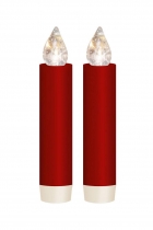 Details-2er LED-Erweiterungs-Set für 14 mm Kerzentüllen - rot