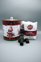 Weihnachtsdose - gefüllt mit 800g Pulsnitzer Pfefferkuchen Weihnachtsdose - gefüllt mit 800g Pulsnitzer Pfefferkuchen