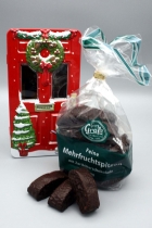 Weihnachtsdose - gefüllt mit 250g Pulsnitzer gefüllten Kakaospitzen Weihnachtsdose - gefüllt mit 250g Pulsnitzer gefüllten Kakaospitzen