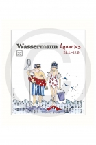   Sternzeichen Passepartout - Wassermann