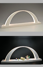 kleiner LED-Schwibbogen weiß - Ich beschütze Dich kleiner LED-Schwibbogen weiß - Ich beschütze Dich