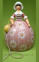 Knauldame mit Hut und Pompadour Biedermeier- Wendt & Kühn Knauldame mit Hut und Pompadour Biedermeier- Wendt & Kühn