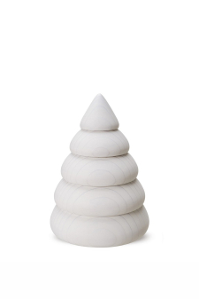 Baum klein weiß Höhe 9,5 cm - Björn Köhler