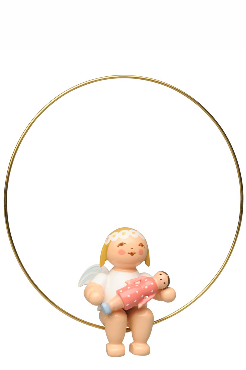 Christbaumengel im Ring mit Puppe, Wendt und Kühn