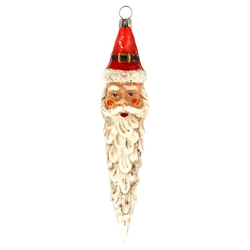 Baumschmuck Glas "Weihnachtsmann" patiniert