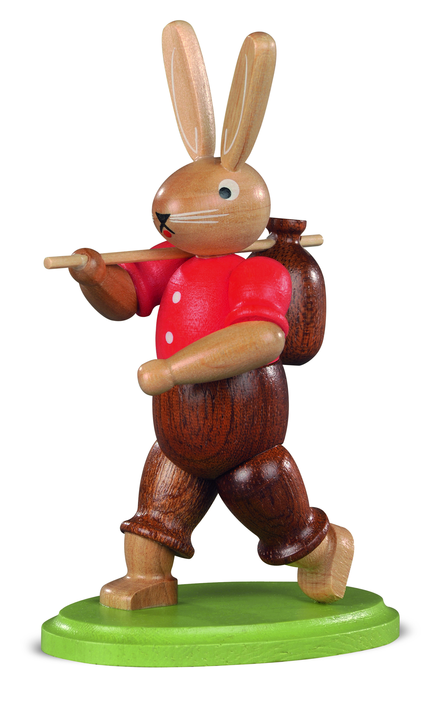 Hasenmann Wanderer - farbig lasiert