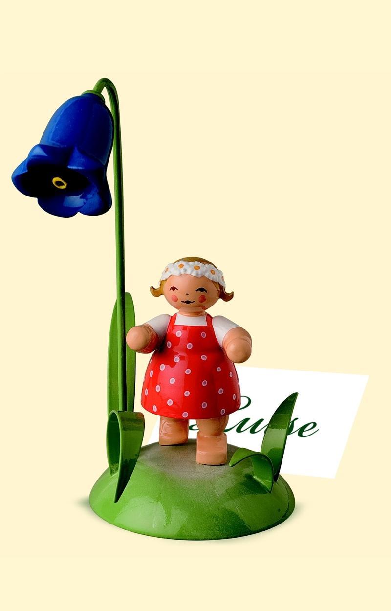 Tischkartenhalter Wendt & Kühn - Mädchen mit Glockenblume