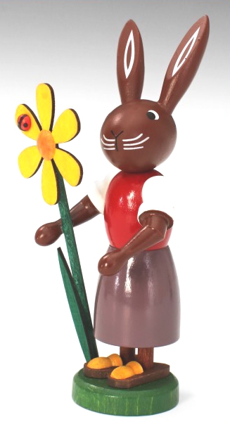 Häsin mit Blume - Fa. Preißler