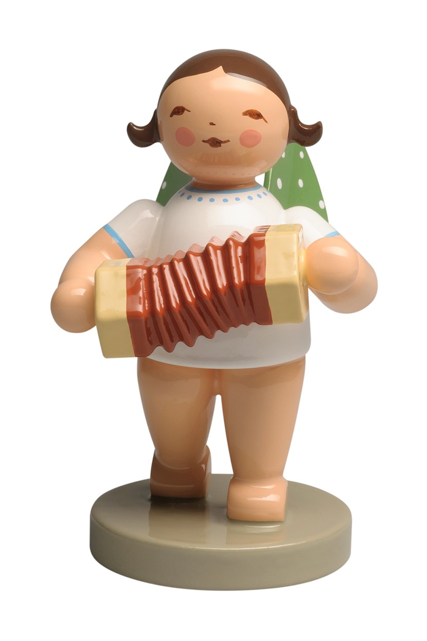 Grünhainichener Engel® 78 Engel mit heller Konzertina, Wendt&Kühn Grünhainichener Engel® 78 Engel mit heller Konzertina, Wendt&Kühn