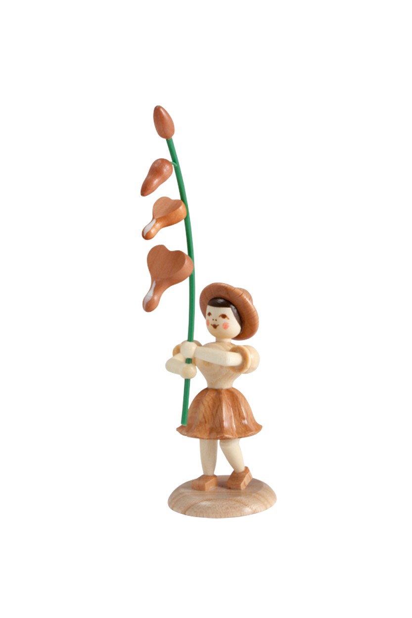 Blumenkind - natur Tränendes Herz  Faltenrock - BK 017