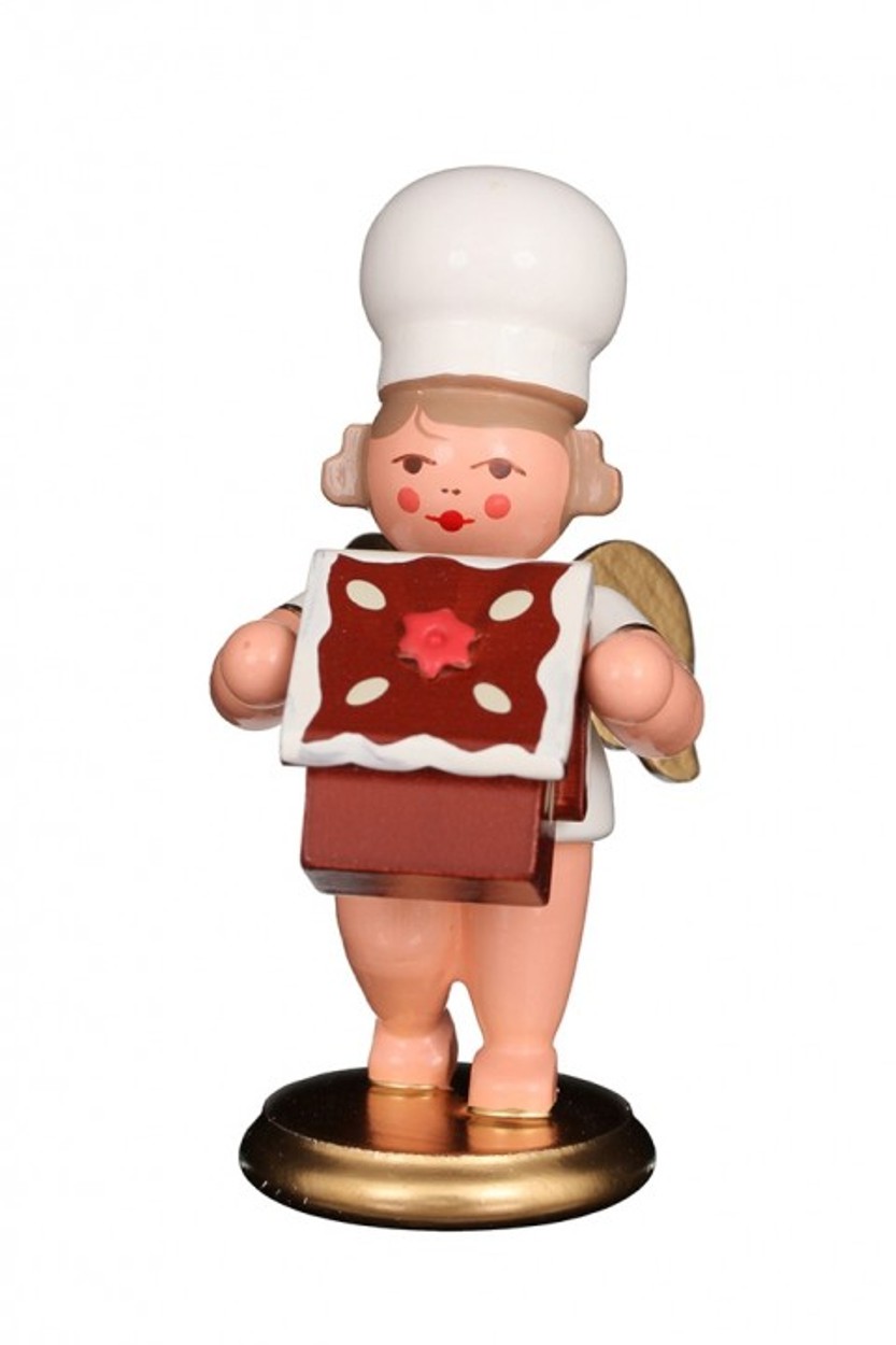 Bäckerengel - mit Pfefferkuchenhaus