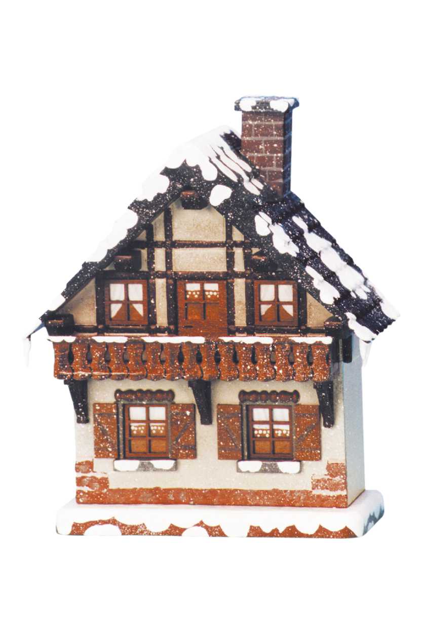 Hubrig Winterkind Haus mit Balkon 14 cm Hubrig Winterkind Haus mit Balkon 14 cm