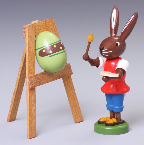 Hase mit Staffelei - Fa. Preißler