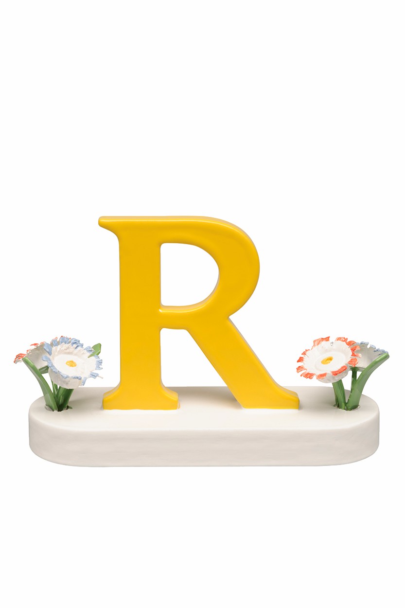 Buchstabe R mit Blume - Wendt & Kühn