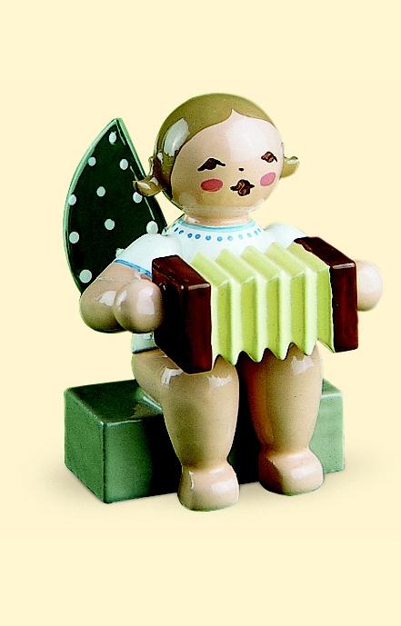 Grünhainichener Engel® 8a, Wendt & Kühn - Harmonika sitzend