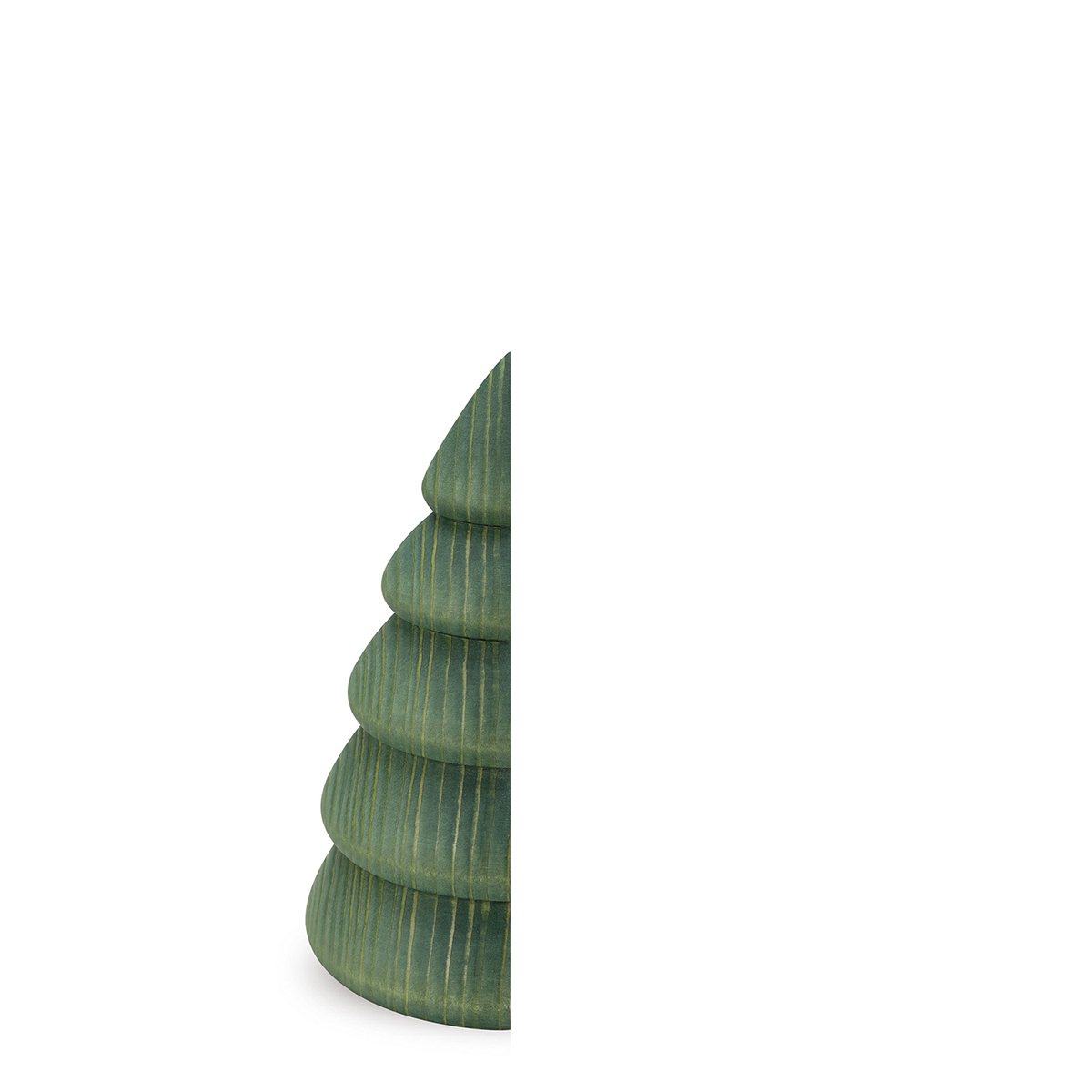 halber Baum, mittel - 11,5 cm, grün