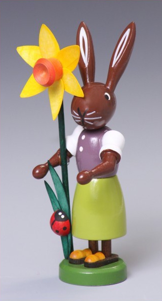 Häsin mit Narzisse - Fa. Preißler
