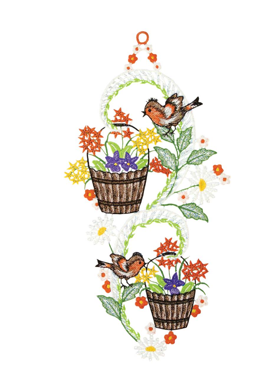 Fensterbild Frühling - Plauener Spitze