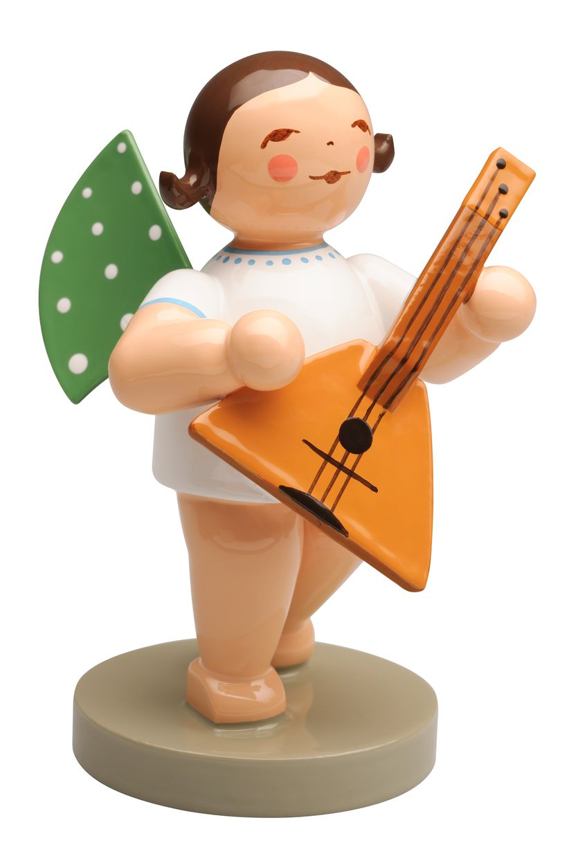 Grünhainichener Engel® 77 Engel mit Balalaika, Wendt&Kühn