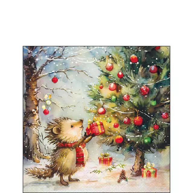 Cocktailservietten - Geschenk für Igel