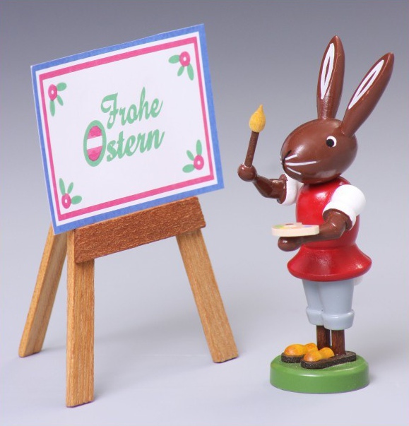 Hase mit Maltafel - Fa. Preißler