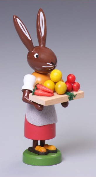 Häsin Gemüsehändlerin - Fa. Preißler