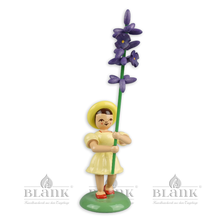 Blumenkind - farbig Lavendel  Faltenrock - BKF 036