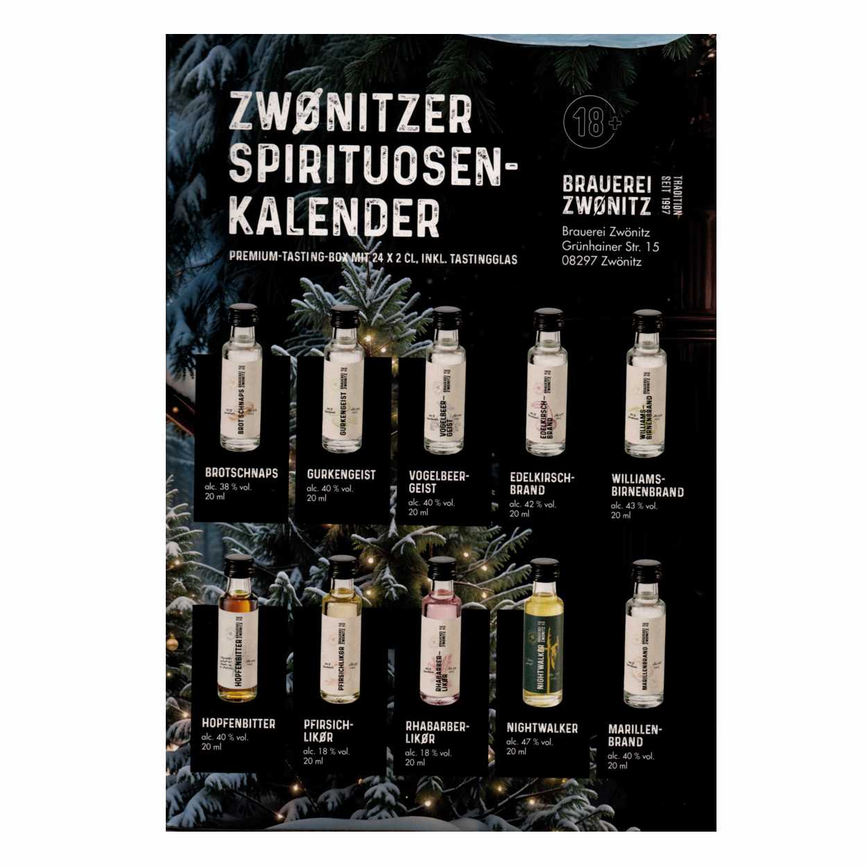 Zwönitzer Adventskalender - 24 x geistreicher Genuss bis Weihnachten