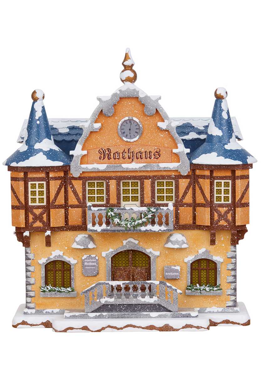 Hubrig Winterkind Rathaus 21 cm Hubrig Winterkind Rathaus 21 cm