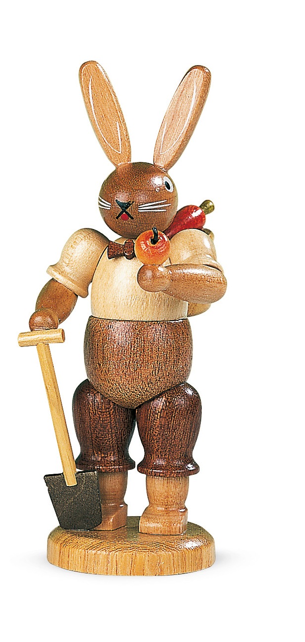 Hasengärner mit Spaten - natur