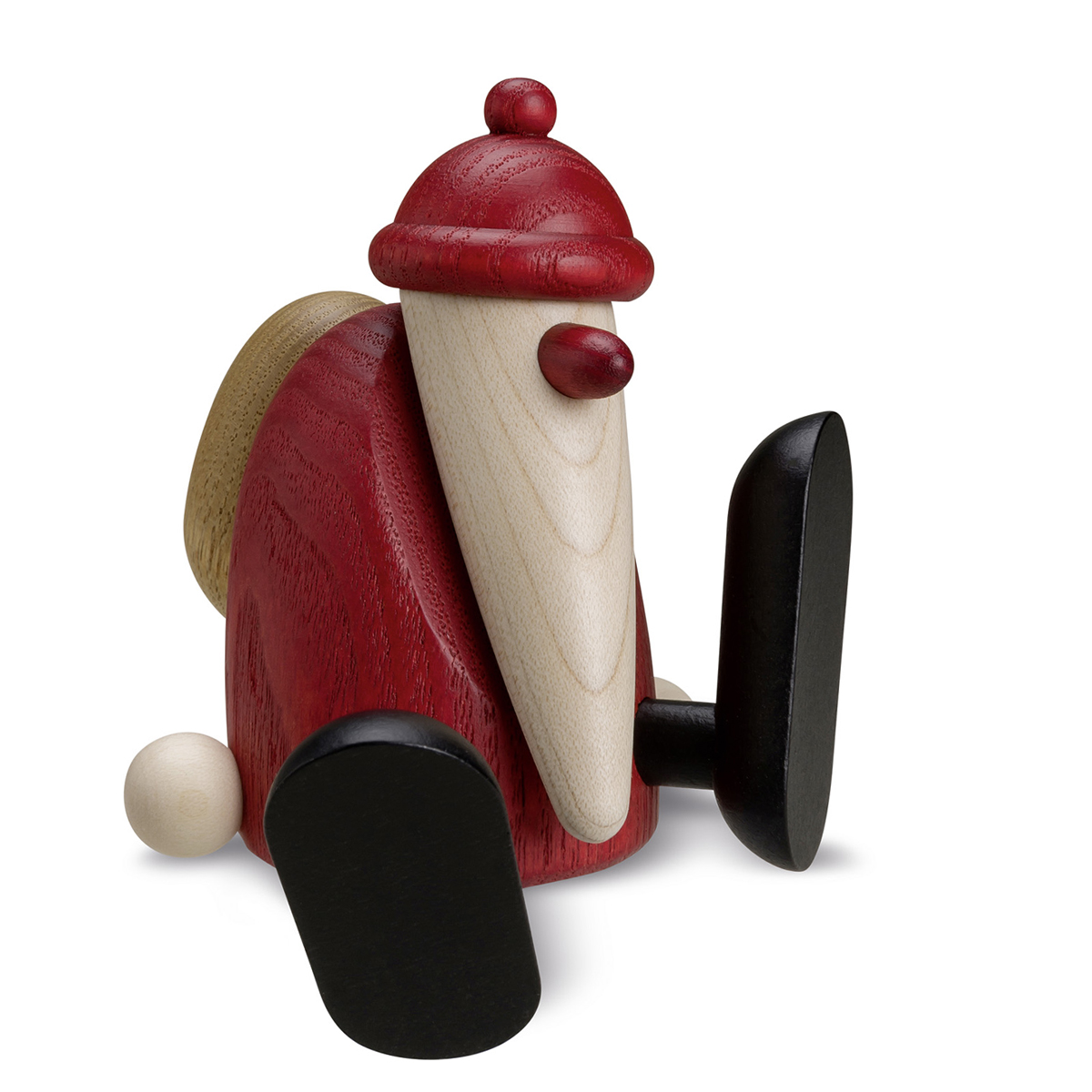 Weihnachtsmann sitzend / tanzend, klein
