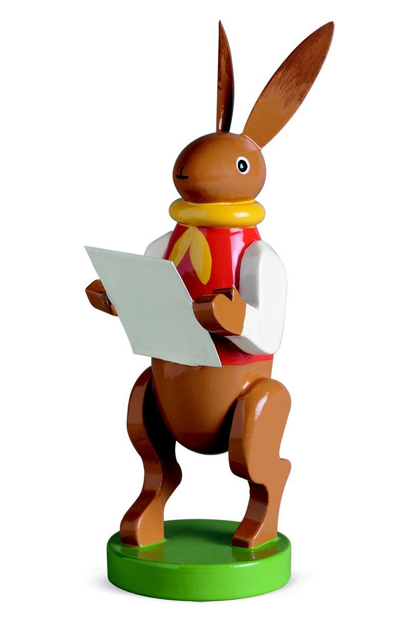musiziernder Hase mit Notenblatt, Wendt&Kühn