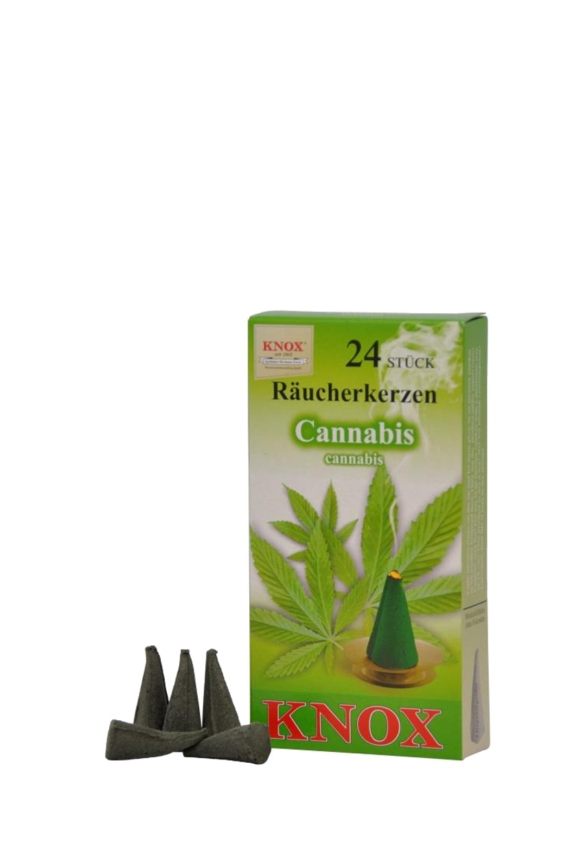 KNOX Räucherkerzen - Cannabis - 24 Stück
