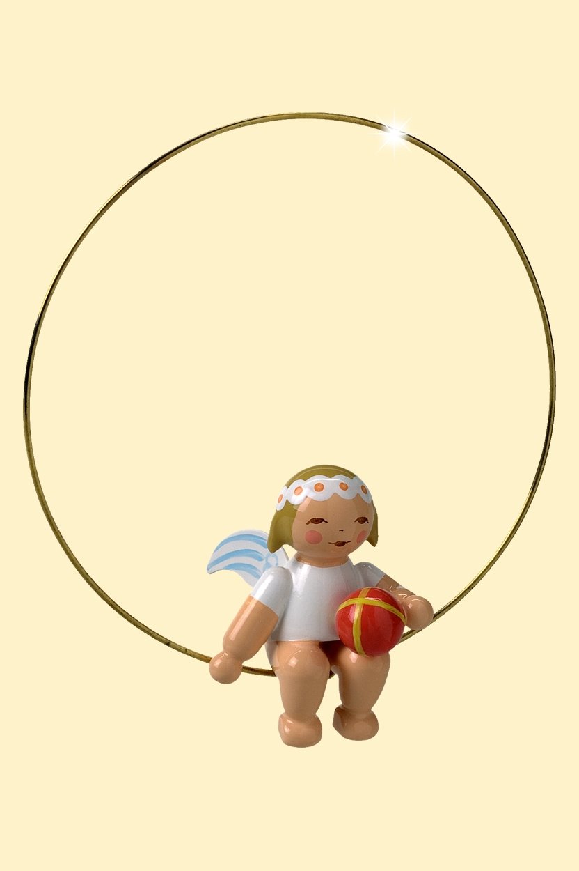 Christbaumengel im Ring mit Ball, Wendt und Kühn