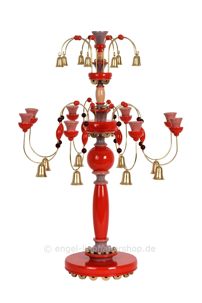 Leuchterspinne stehend - rot Leuchterspinne stehend - rot