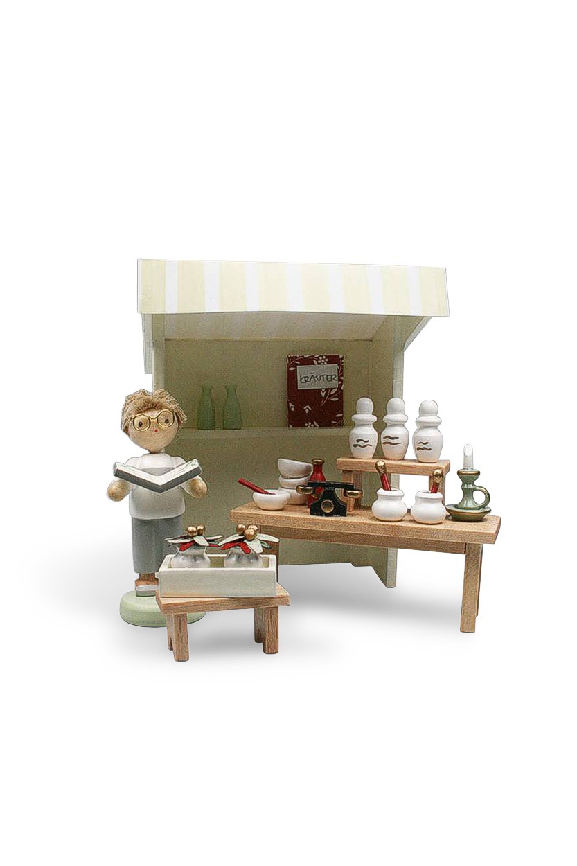 Marktbude Kräuterapotheke - komplett Marktbude Kräuterapotheke - komplett