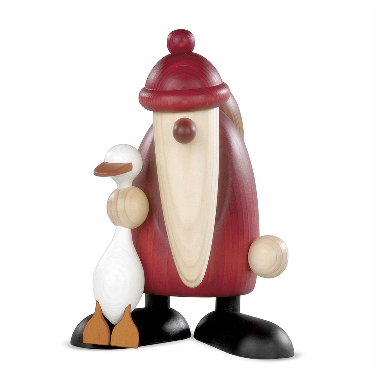 Weihnachtsmann mit Weihnachtsgans - groß - Björn Köhler