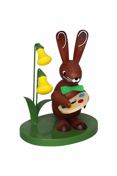 Hase mit Farbpalette