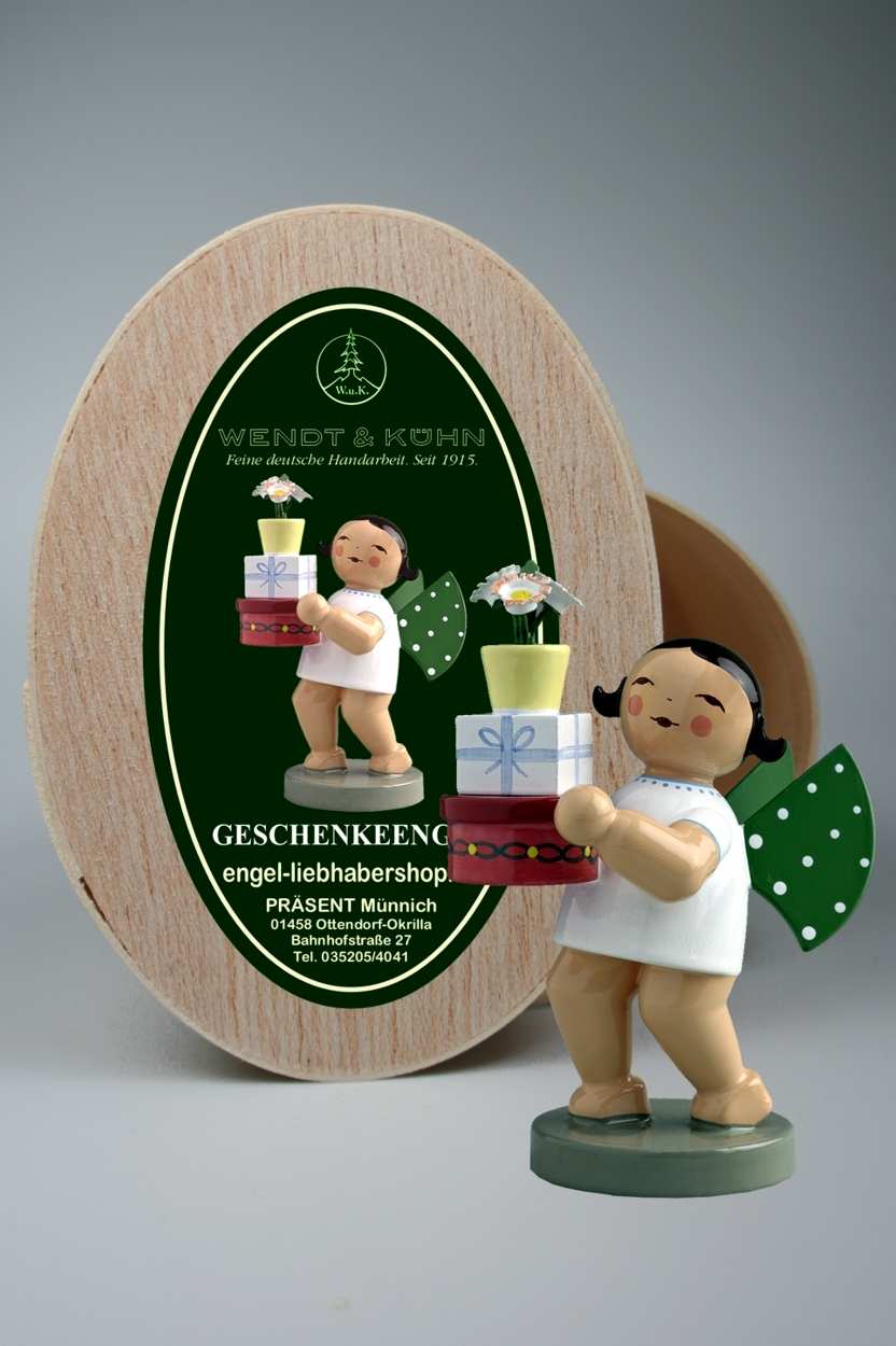 Grünhainichener Engel® - Geschenkeengel, Wendt&Kühn