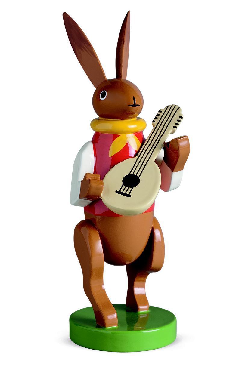 musizierender Hase mit Mandoline, Wendt&Kühn