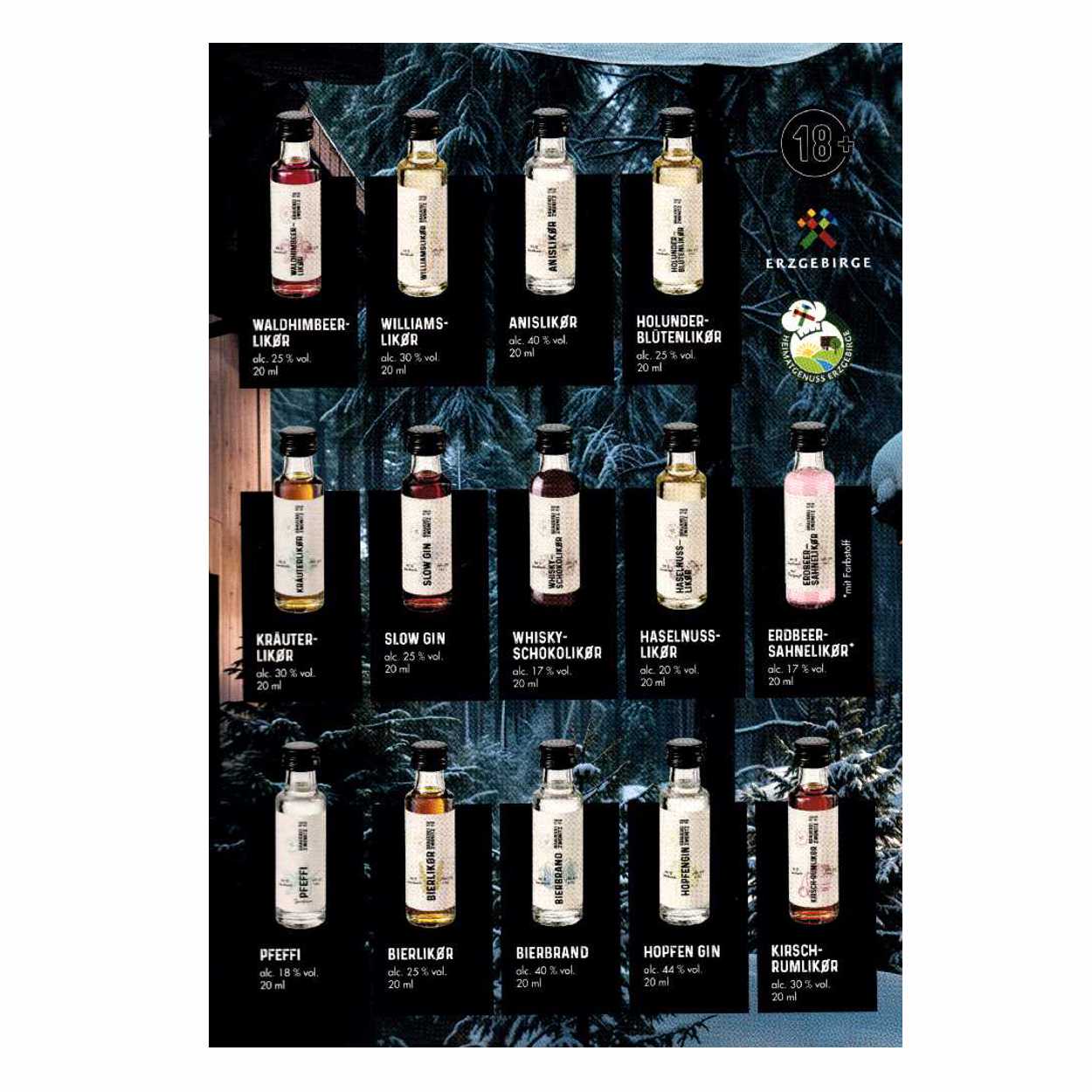 Zwönitzer Adventskalender - 24 x geistreicher Genuss bis Weihnachten
