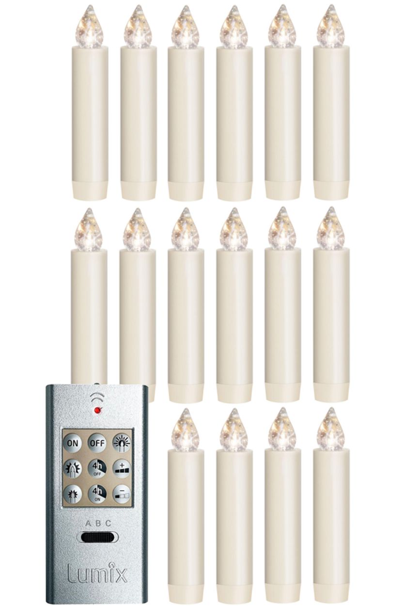 16er LED-Set für 6-stufigen Berg von Wendt & Kühn - 14 mm Kerzentüllen