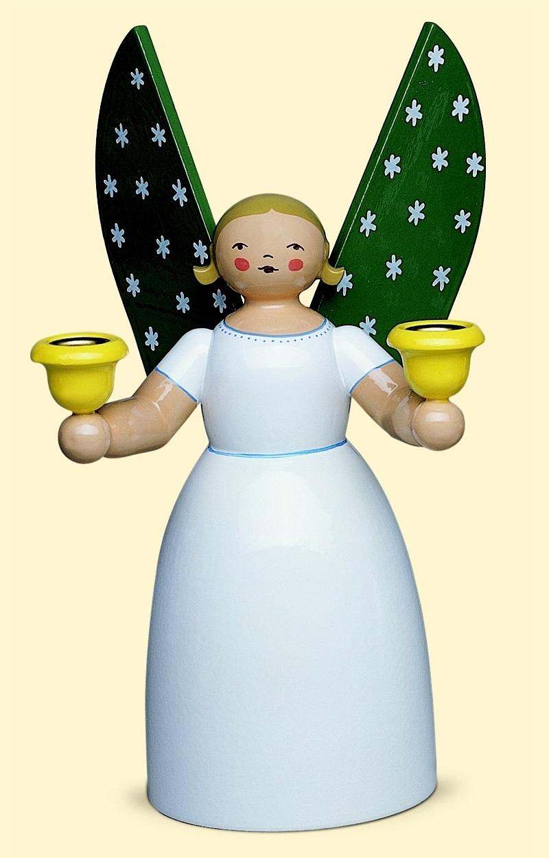 weißer Lichterengel Wendt & Kühn Größe 6 - ca. 18 cm