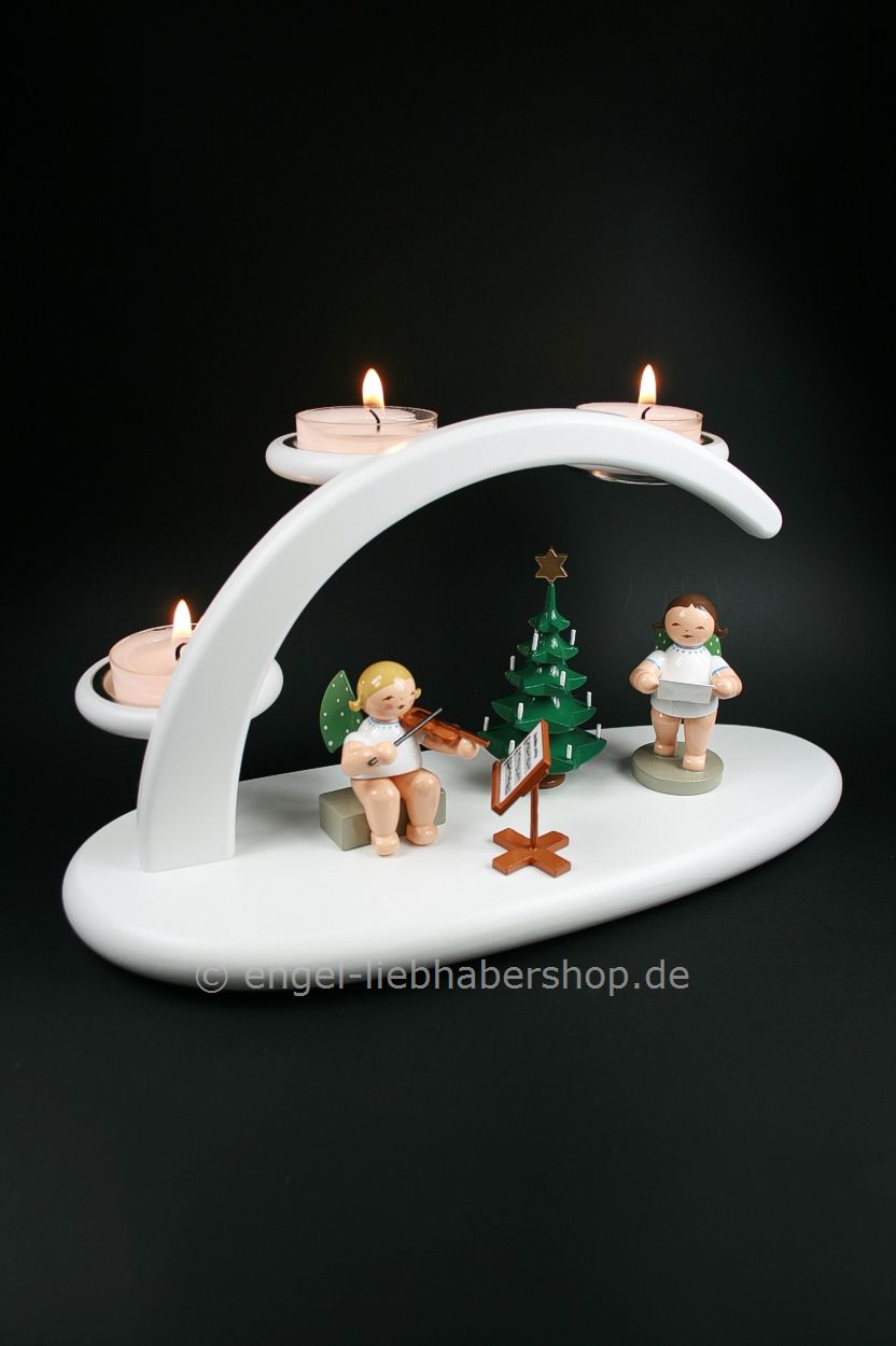 Weißer Leuchterbogen - Weihnachtsständchen