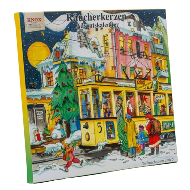 Räucherkerzen Adventskalender "Straßenbahn Linie 5" - KNOX