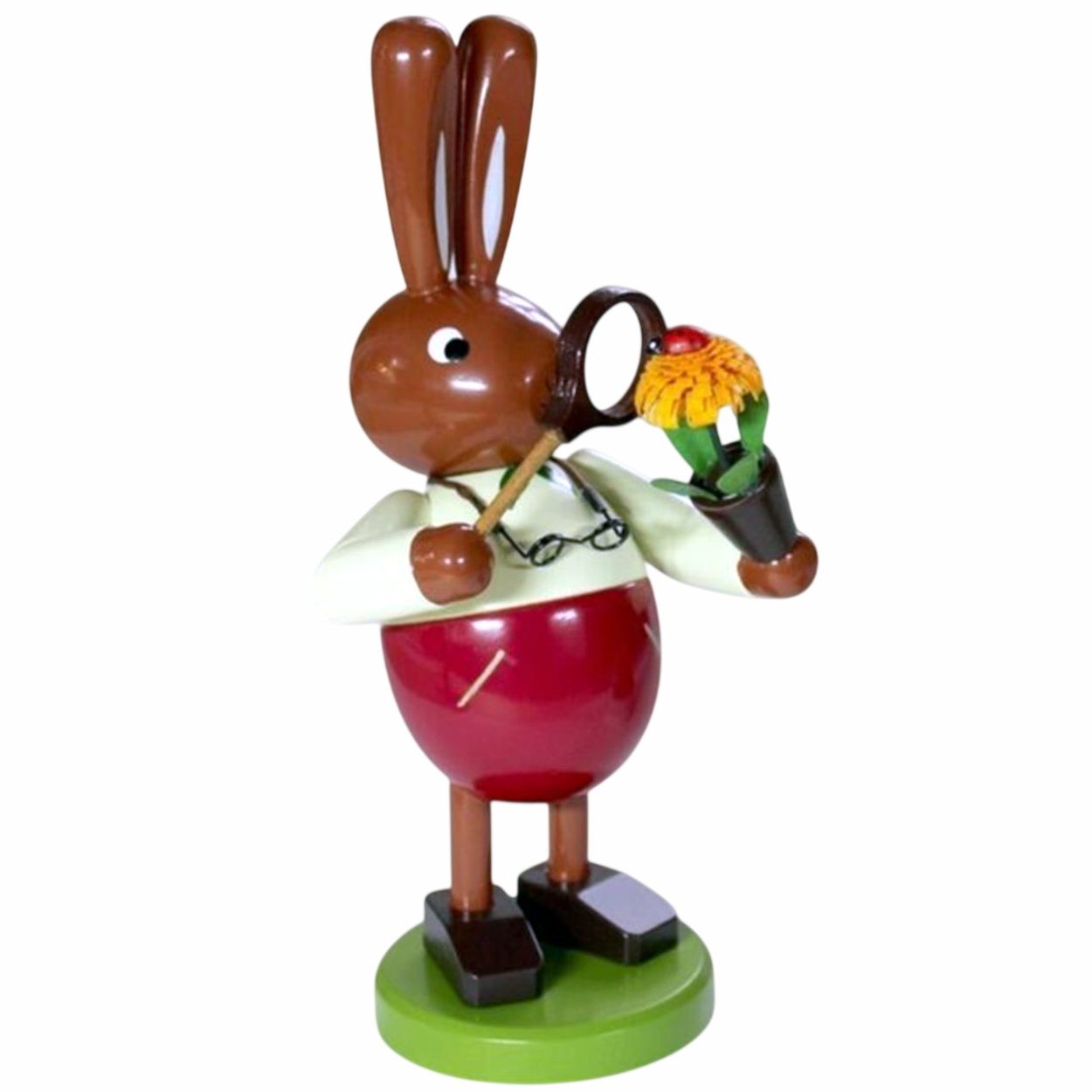 Hase mit Lupe - groß