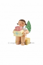 Grünhainichener Engel® klein 151a mit Geschenken - sitzend, Wendt und Kühn Grünhainichener Engel® klein 151a mit Geschenken - sitzend, Wendt und Kühn