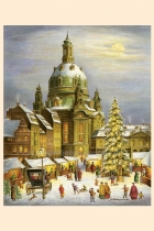 Adventskalender Frauenkirche Dresden - mit Kutsche Adventskalender Frauenkirche Dresden - mit Kutsche